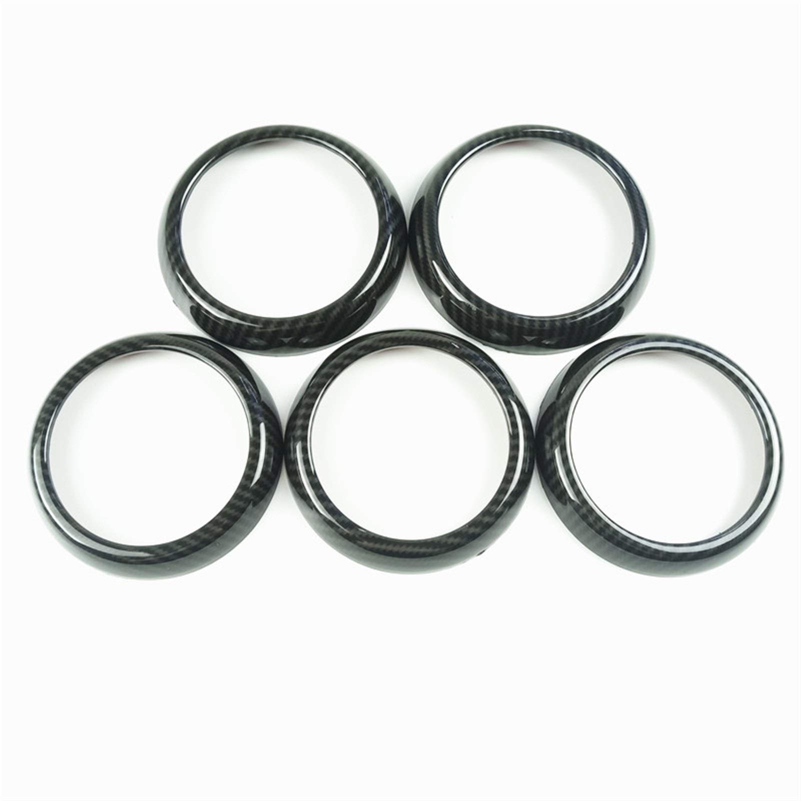 Anelli Decorativi Per Prese D'aria In Lega Di Alluminio Rosso, Per Mercedes CLA/GLA Classe (2013-2018), Set Da 5