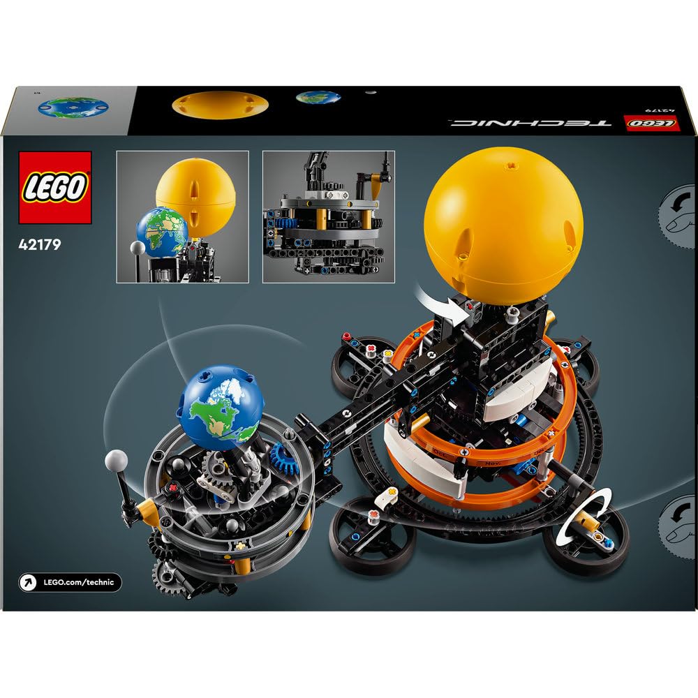 LEGO Technic Planeta Ziemia i Księżyc na orbicie 42179 | Model kosmosu, klocki konstrukcyjne, prezent dla fana techniki, zabawka edukacyjna dla dzieci 10+, 526 elementów