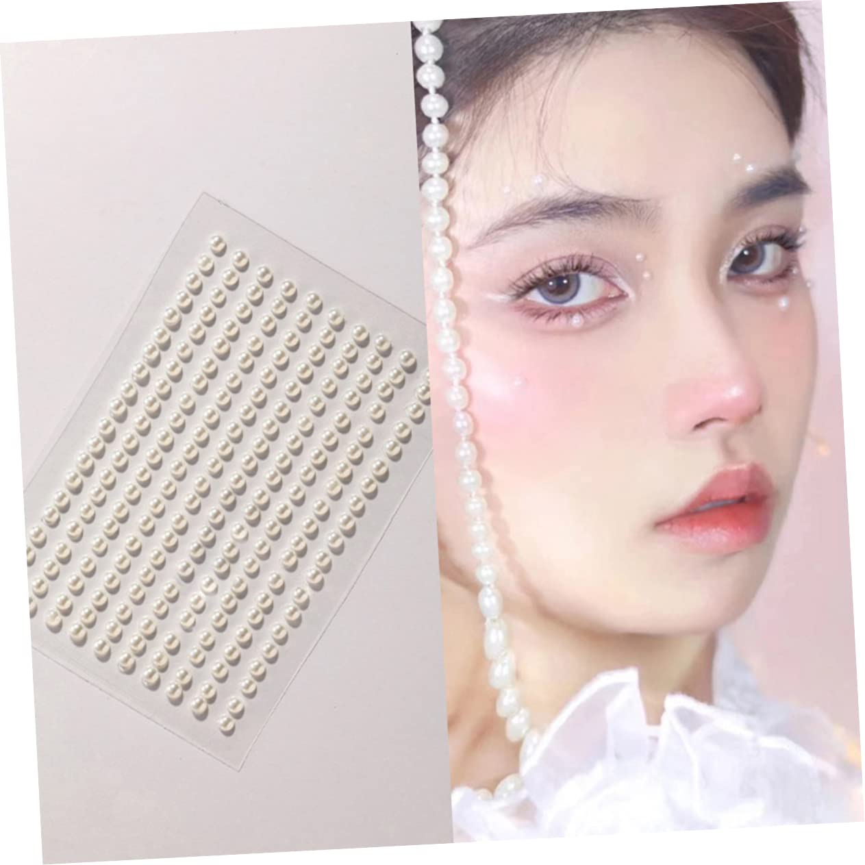 POPETPOP 4 Set Di Adesivi Per Trucco Autoadesivi Gemme Decorative Per Unghie Viso Eventi Temporanei 12 Fogli * 4