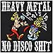 Produktbild Heavy Metal No Disco Shit Rockn Roll Asterix Comic Aufnäher Abzeichen Patch