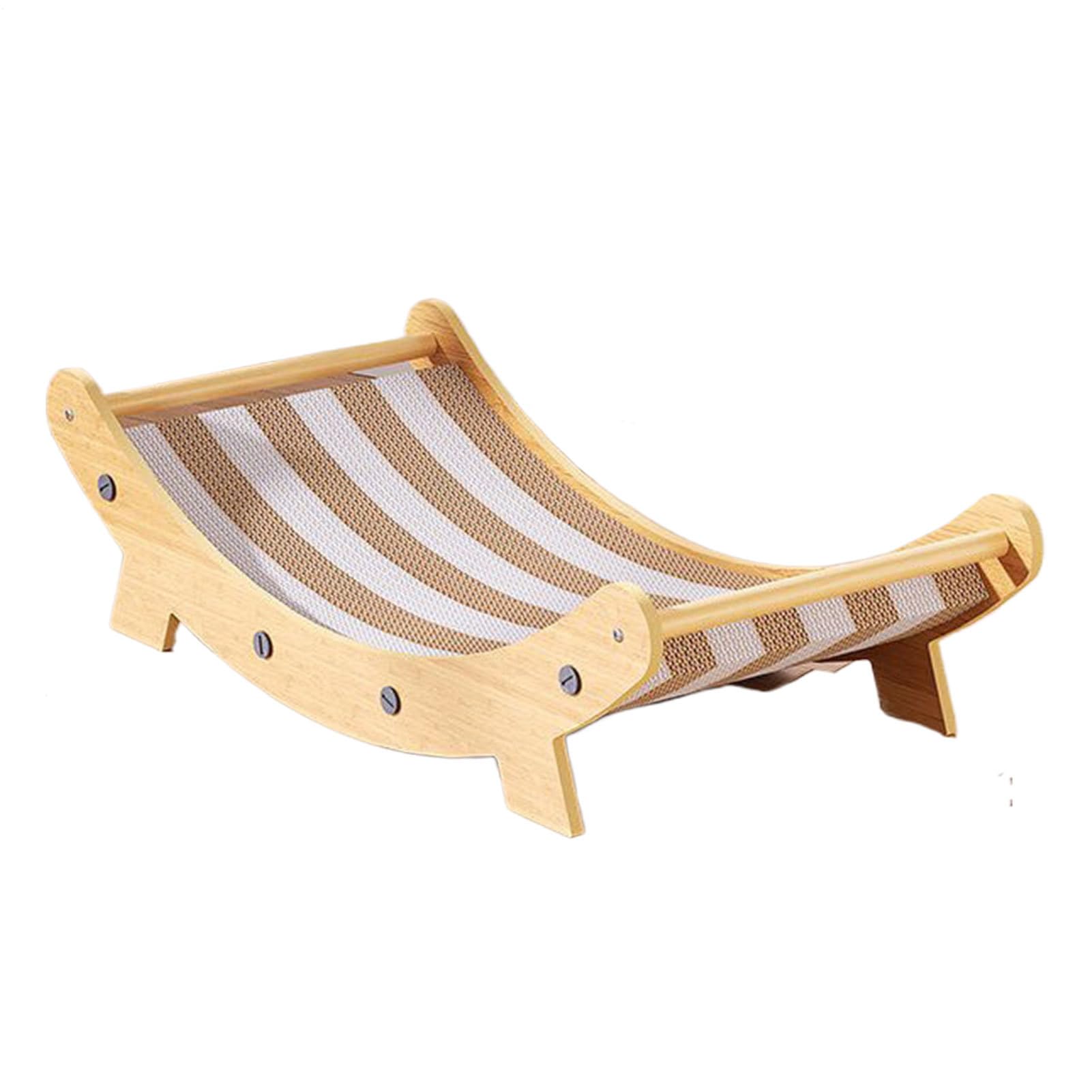 Grattoir chat scratching lounge 2 en 1 pad de carton robuste pour salon