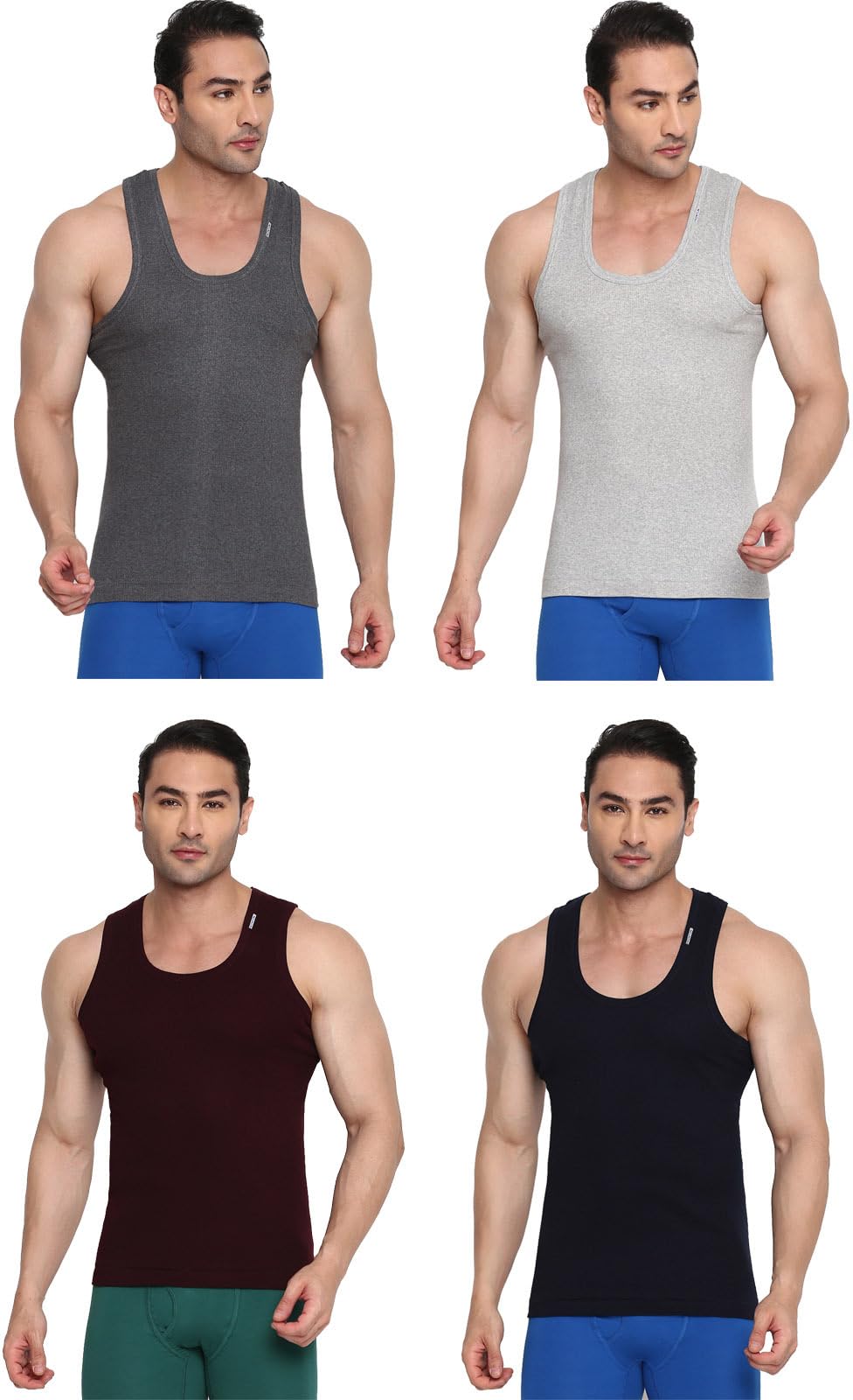 Men's Striped Regular Fit Vest-image-22