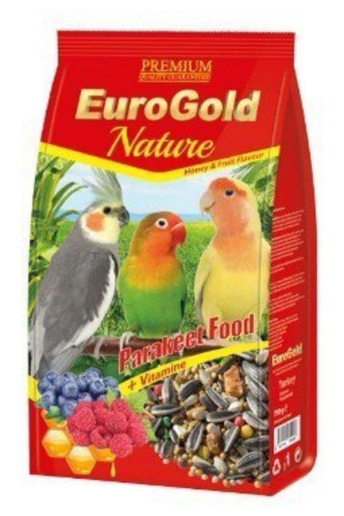 EuroGold Ballı ve Meyveli Paraket Kuş Yemi, 750 Gr