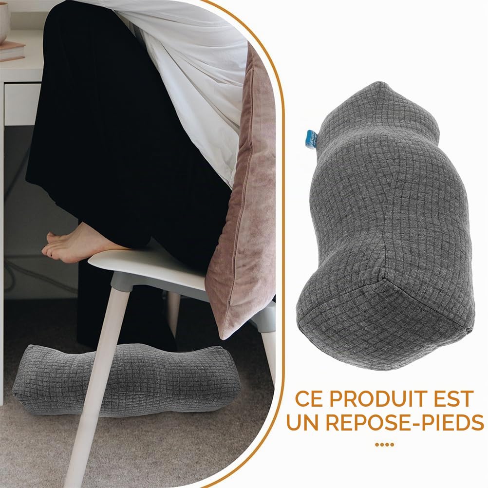 EXCEART Oreiller Repose-Jambes Ergonomique Coussin De Jambe SuréLevé pour Bureau Maison AméLiore Circulation Sanguine Soulage Pression Pieds Confortable 21.65 X 7.09 X 5.91 Pouces