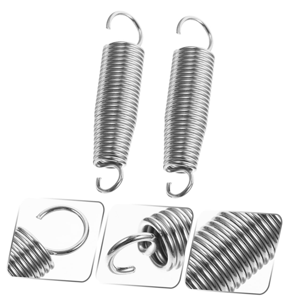 Set 2 Pezzi Molla in Acciaio Inox Per Battente Grancassa, Anelli Di Tensione Per Batteria, Accessori Per Battente Tamburo Compatibili Per Batteristi, Ricambi Per Percussioni