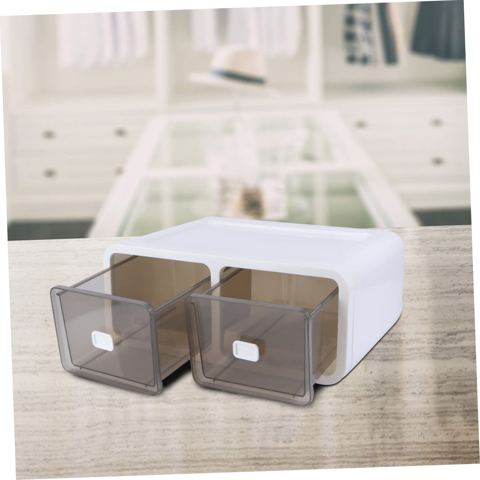 Caja De Almacenamiento Cajón Para Sujetadores Calcetines Ropa Interior Color Canela
