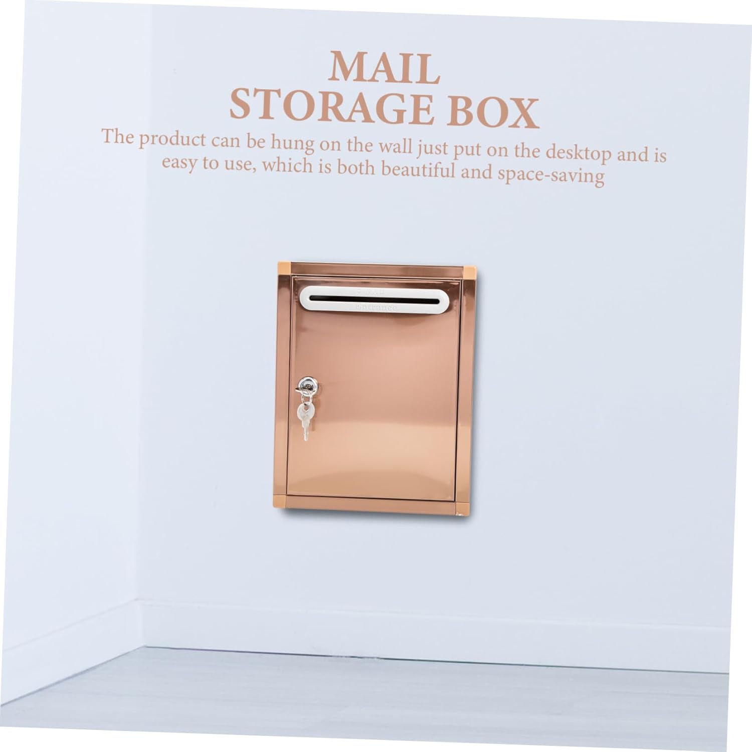 Mailbox Wall Mount Mailbox Letter Box Multi-Function Suggestion Box for School Office