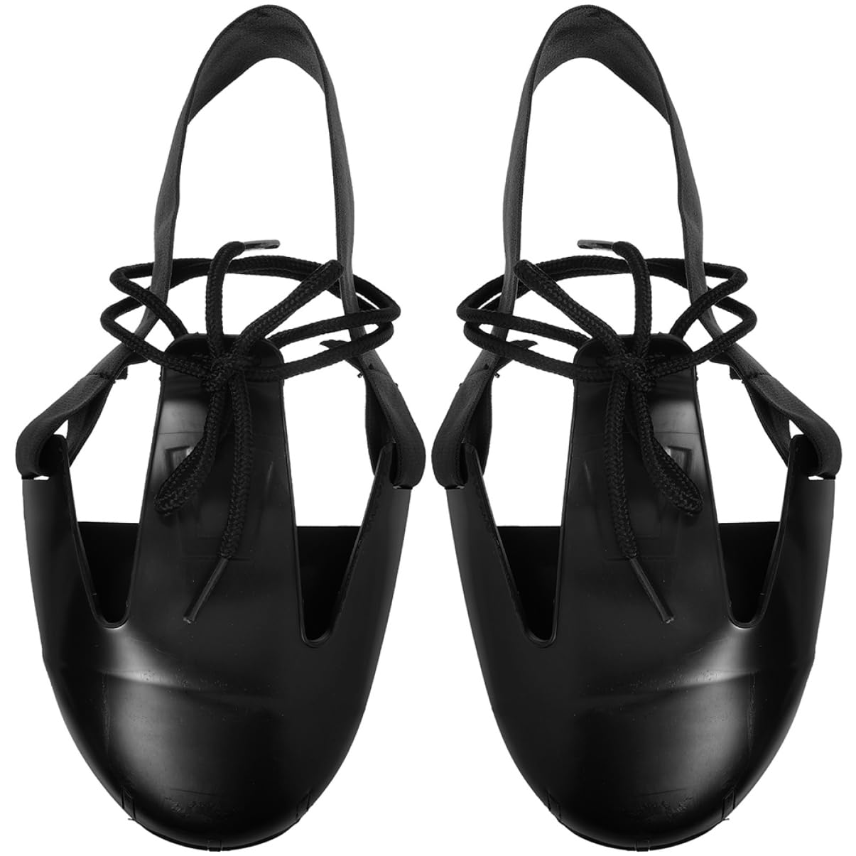 Holibanna Safety Shoes Protective Steel-toed Rubber Overshoes Comfortable for Construction Industrial Visitor Work Shoes