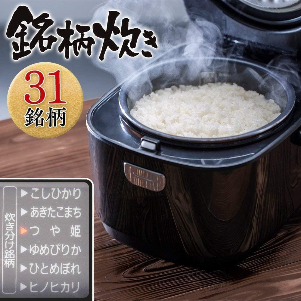 Amazon.co.jp: アイリスオーヤマ 炊飯器 マイコン式 5.5合 極厚銅釜 
