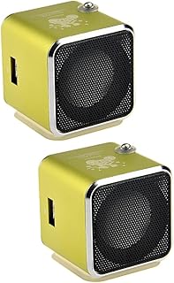 UKCOCO 2 Sets Mini Speaker Laptop Speakers Mini Sound Bar USB Music Player Rechargeable Portable Speaker Mini Speaker for Camping Desktop Mini Speaker Mini Wireless Speaker Mp3