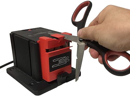 Miniatura 7 de Estación de afilado universal, afilador multifuncional Cuchillo profesional y cincel y taladro HSS Máquina de afilado multitarea eléctrica