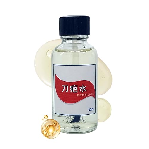 Liquid Scar Makeup,30ml Safe Realistic Cosplay Body Paint - Realistic Cosplay Makeup Scar Liquid - for Escape Room Horror Theme Party Theatre Performance Short Film Carnival