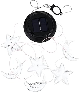 CIYODO 1Pc Carrilhão De Vento Solar Luz Iluminada Sinos De Vento Solar Carrilhão De Vento Luzes LED Sinos De Vento Luzes Decorativas Ao Ar Livre Solar Decoração Para