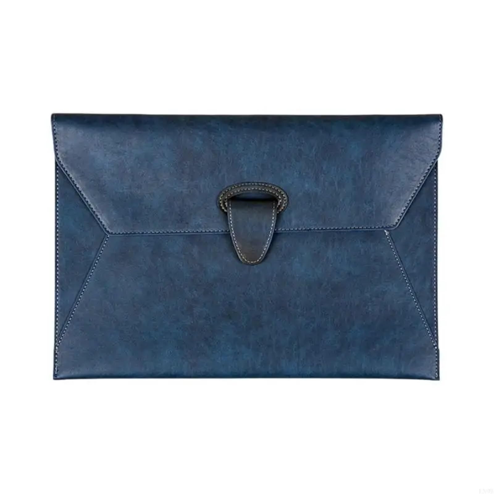 Ledermappe, Handheld-Dateiordner, Leder-Dokumentenaufbewahrung, Brieftasche, Laptop-Hülle, Computertasche(Dark Blue01)