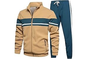 LBL Men's Joggers Suit Set - The Epitome of Casual Comfort in a Stylish Contrast