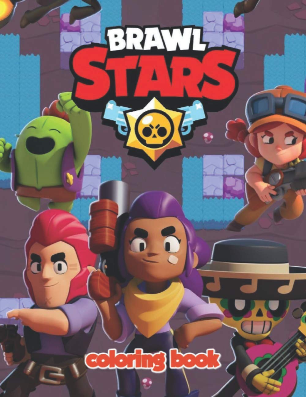 Buy Brawl Stars Coloring Book: JUMBO Coloring Book For Kids | Ages 2-13 ...