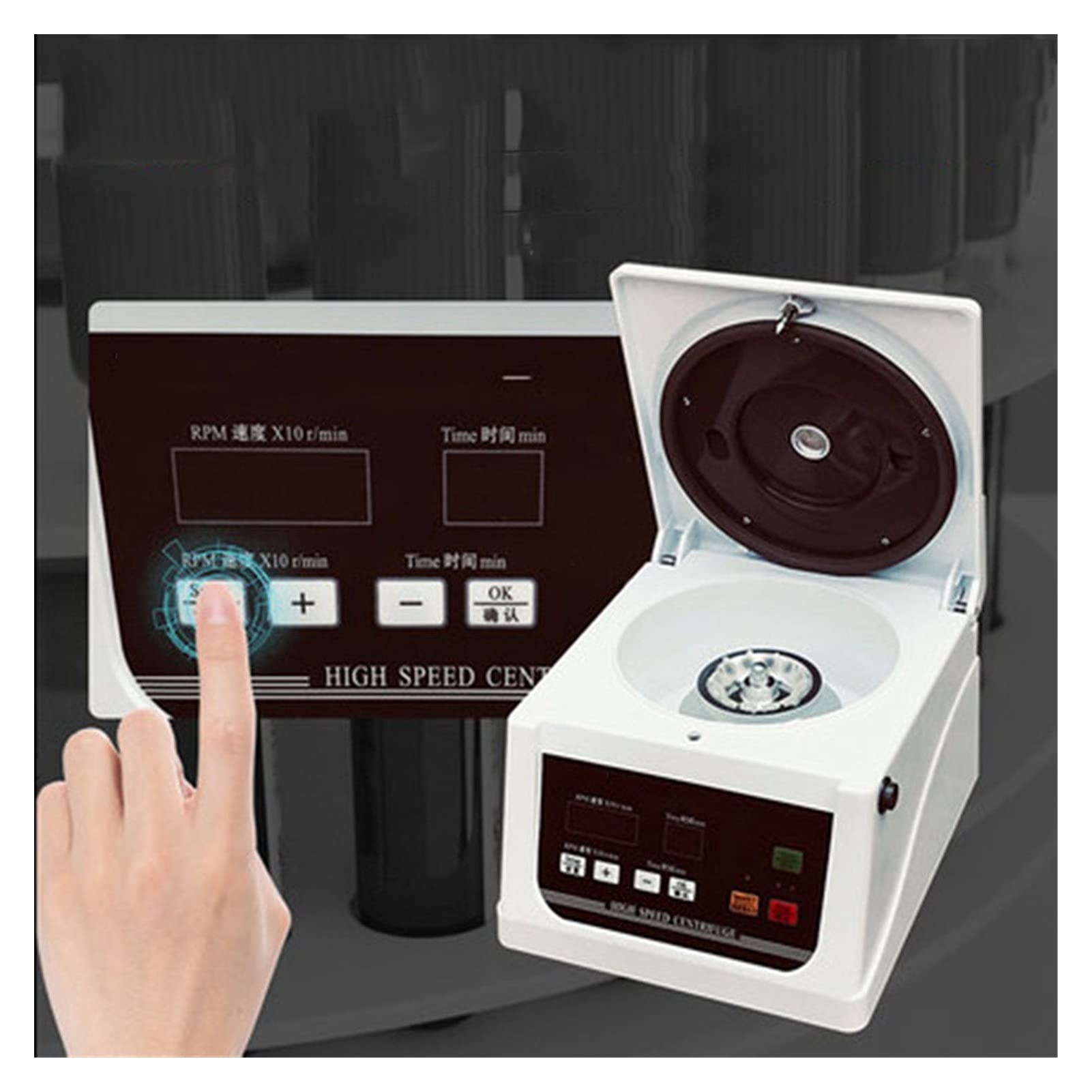 Centrífugas de sobremesa Benchtop Centrifuge Laboratorio Micro Centrífuga de alta velocidad Partícula líquida Equipo de separación rápida Equipos e instrumental de laboratorio