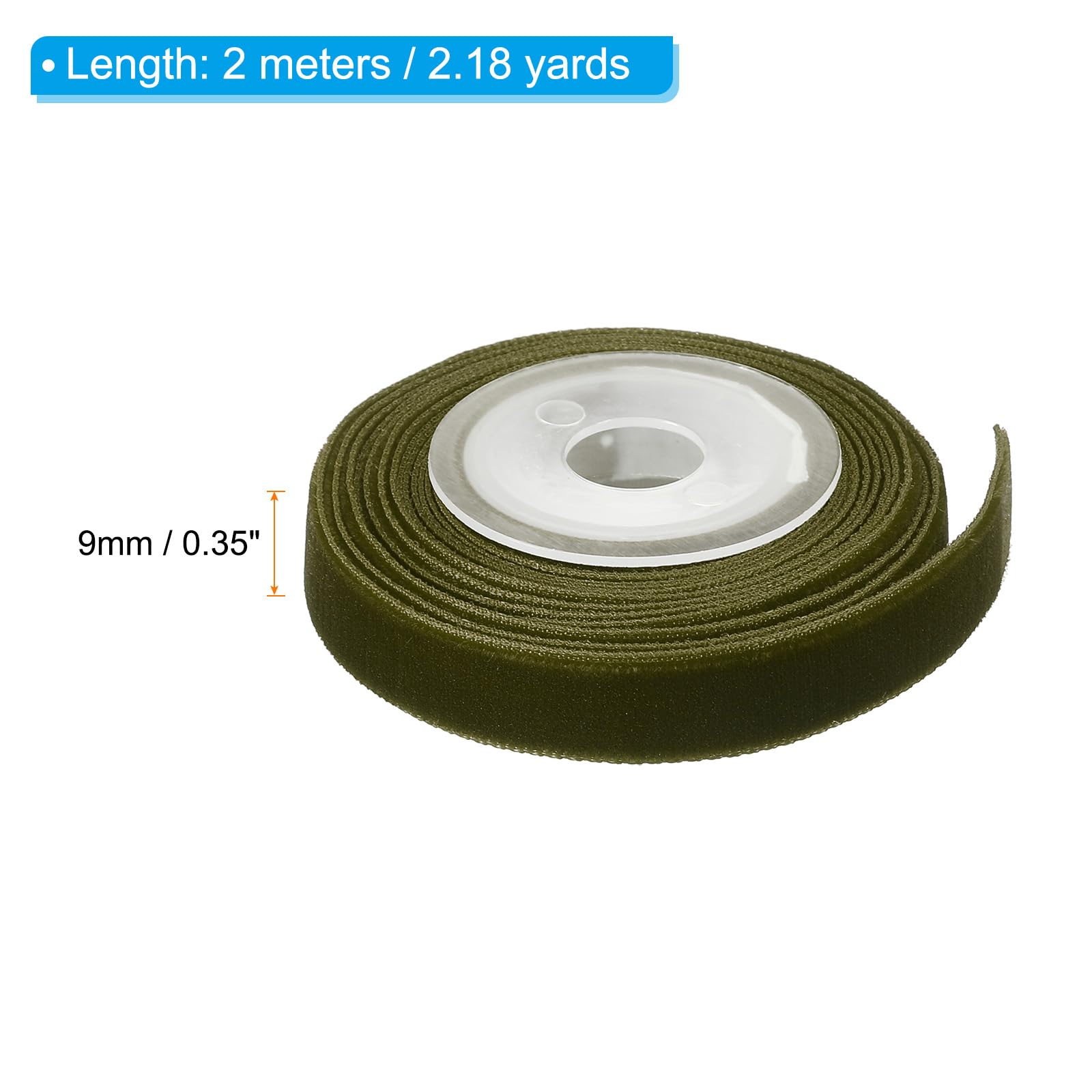 PATIKIL 0.35 Inch x 2.18 Yards Velvet Ribbons - Image 2