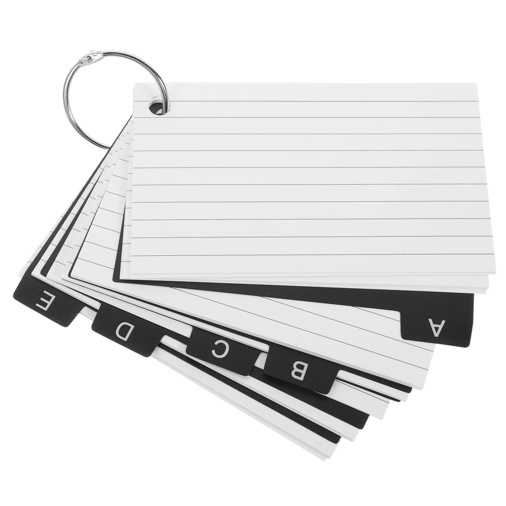DOITOOL 5 Sätze Kreative Indexkarten Blanko Karteikarten mit Gelochten Ringen für Vokabeln Notizen und Planung Praktisch für Schule Büro und Druck