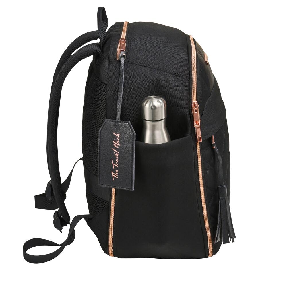 Cabin Max Travel Hack - Zaino 40x30x20 cm per Ryanair, Vueling, Wizzair, Bagaglio a mano 40x30x20 cm adatto per Eurowings 40x30x25 cm e Easyjet sotto sedile 45x36x20 (24 L)
