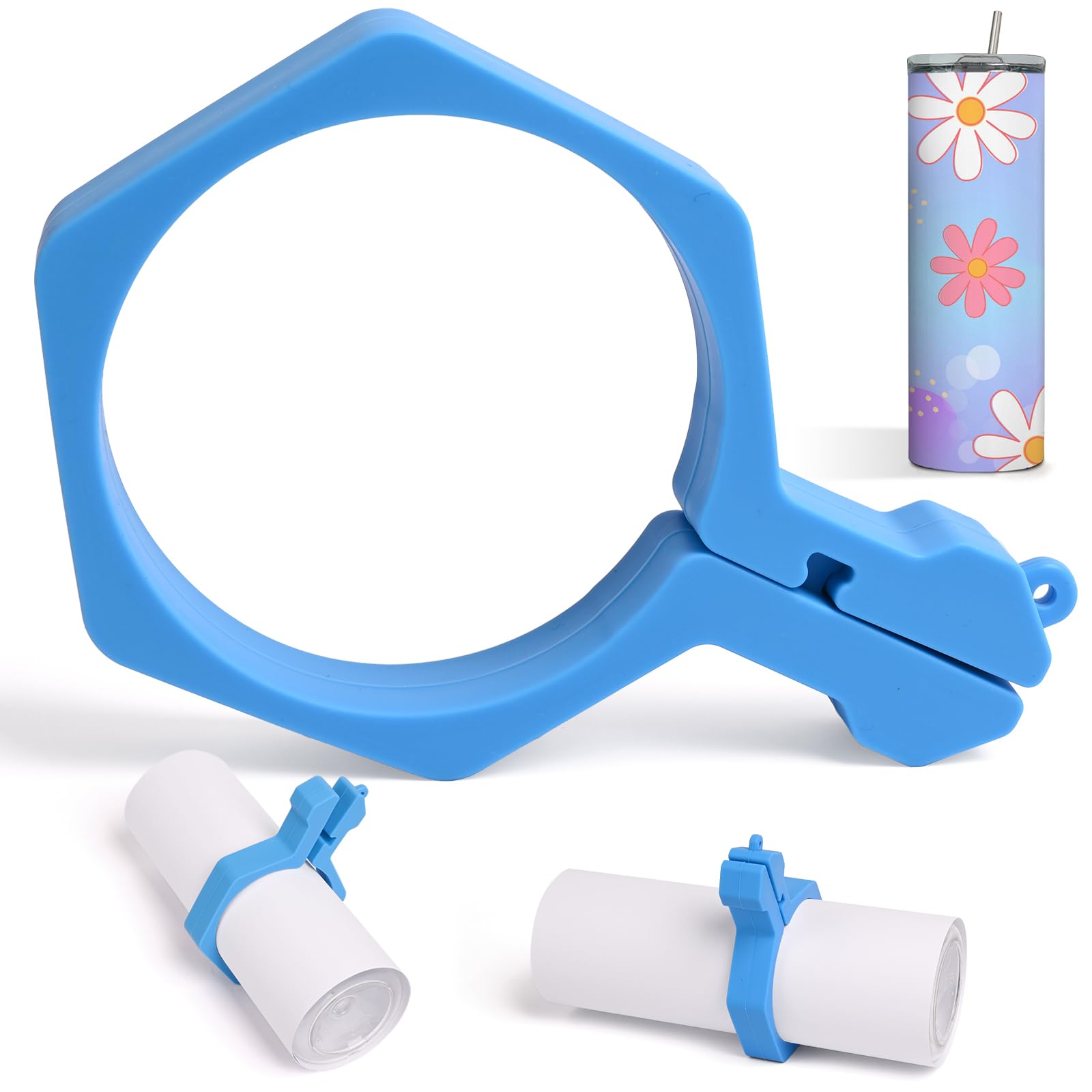 Sakolla Sublimation Tumblers Pinch Perfect Tool for 20 Oz Sublimation Blanks Silicone Tumblers Skinny Straight Perfect Clamp Grip for Sublimation Paper and Tumblers