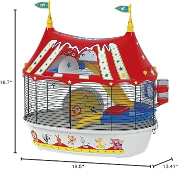Ferplast Hamster Cage, 49.49 x 13.39 16.39 x 16.73