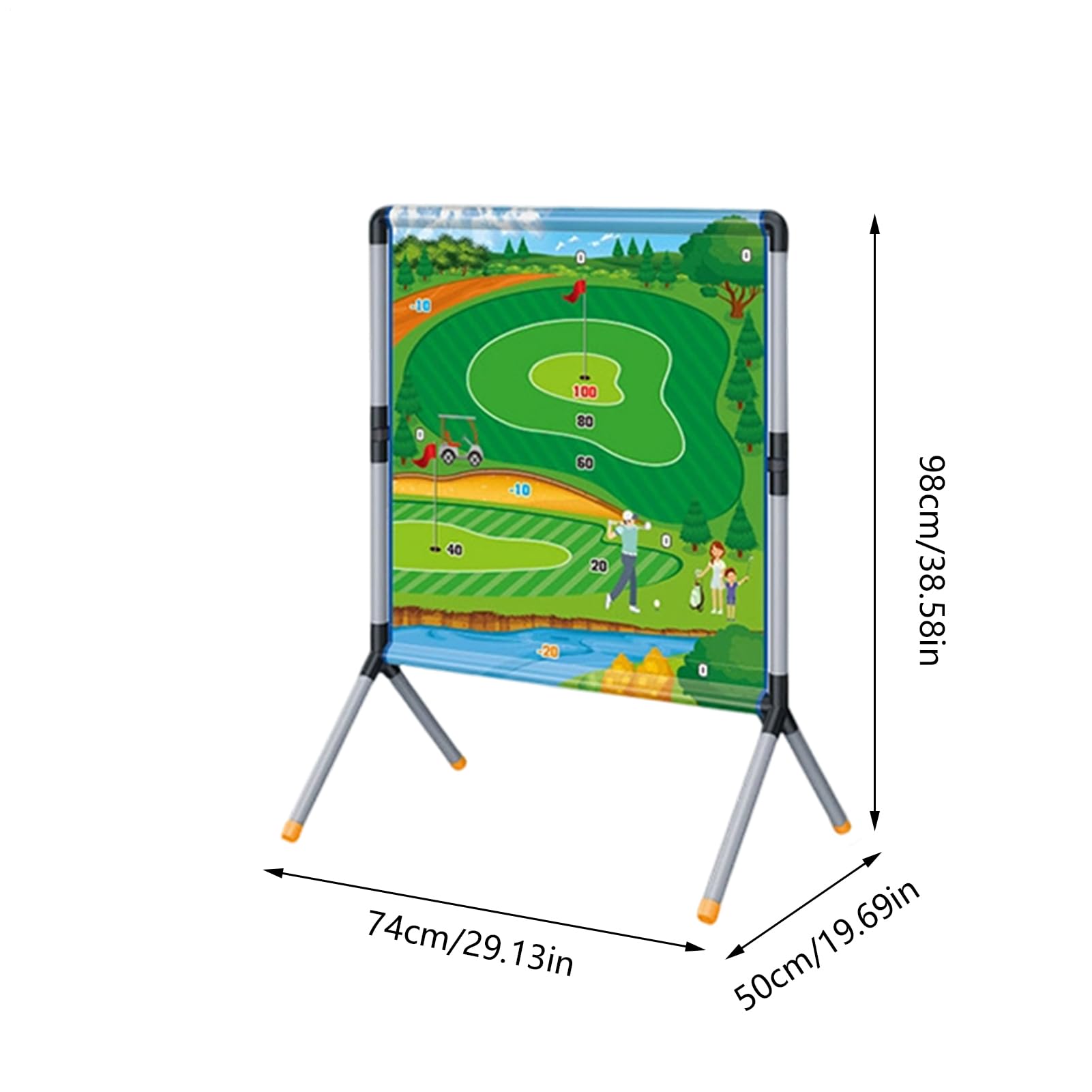 Generico Chipping Golf Gra | Przenośny przyrząd treningowy, gra w golfa dla taty - dla kobiet chłopców dziewcząt młodych nastolatków golfistów żona mąż syn córka rodzina