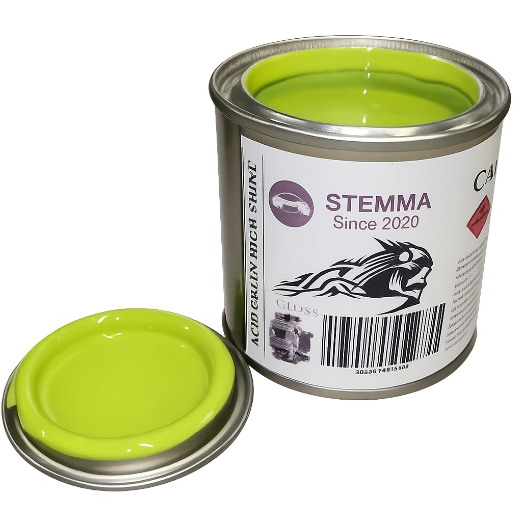 Peinture pour étrier de frein STEMMA® POUR VERT ACIDE HAUTE TEMPÉRATURE 250 ml HAUT BRILLANT