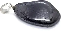 Pingente Hematita Pedra Natural Amuleto Cura Proteção Emagrecimento