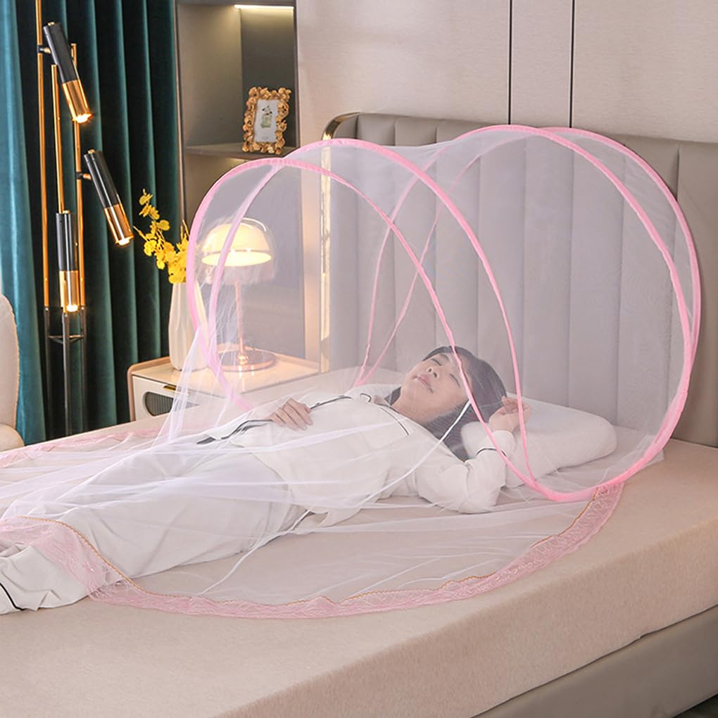 Zanzariera per lettino da viaggio, facile da installare per avventure all'aperto, zanzariera portatile per lettino da viaggio, zanzariera da viaggio, blu, sintonizzabile-90 * 75*-150cm