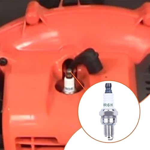 Miniatura 6 de Bujía para Husqvarna 130BT 150BT 170BF 170BT 180BF 180BT 350BF 350BT 360BT 370BTS 380BFS 380BTS 560BFS 570BFS 570BTS 426LST 233RJ 243R 253R 253R