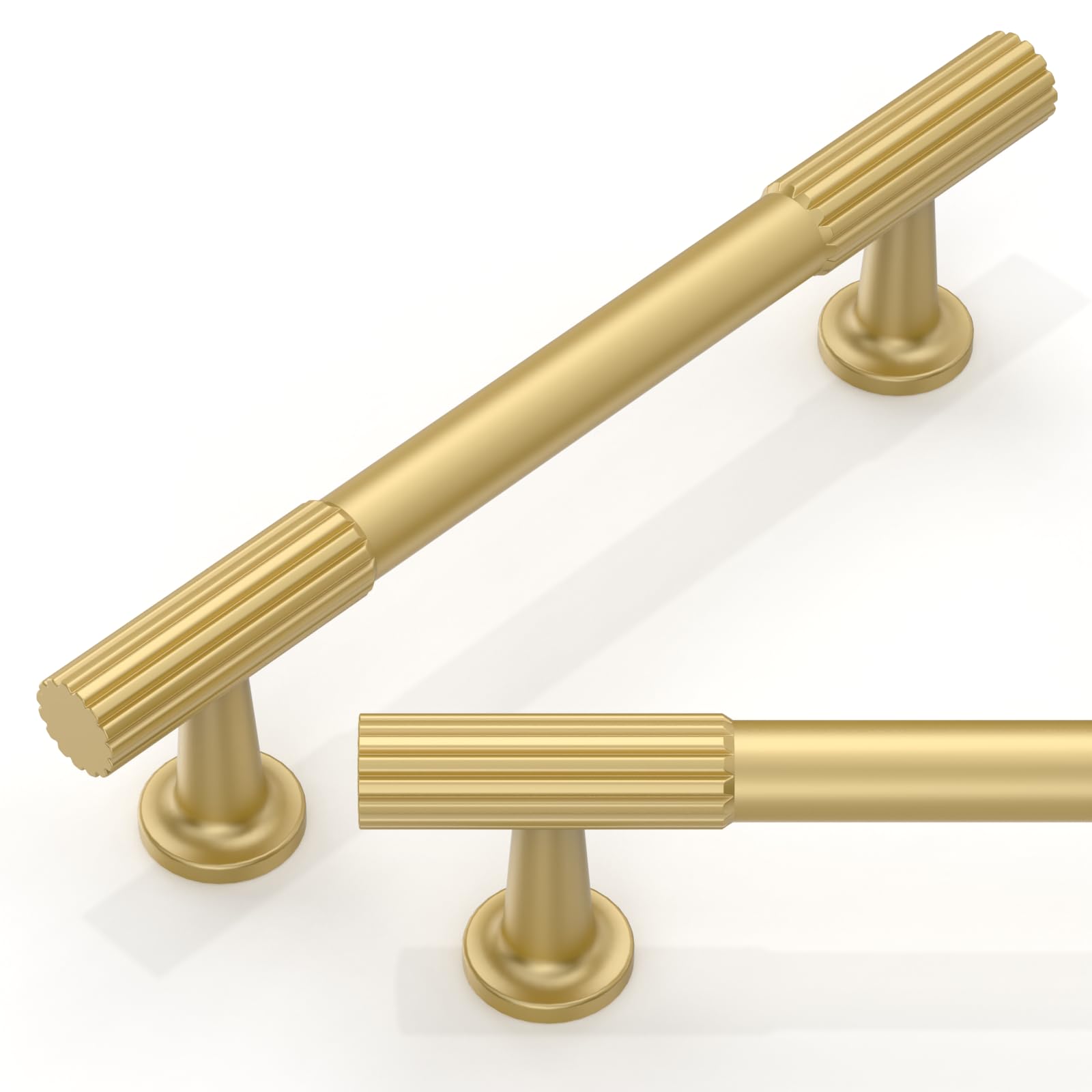 10 Pack Brushed Gold Cabinet Pulls 5 Inch(128mm) Kitchen Cabinet Handles Cabinet Hardware for Drawer Pulls — Amazon image 25