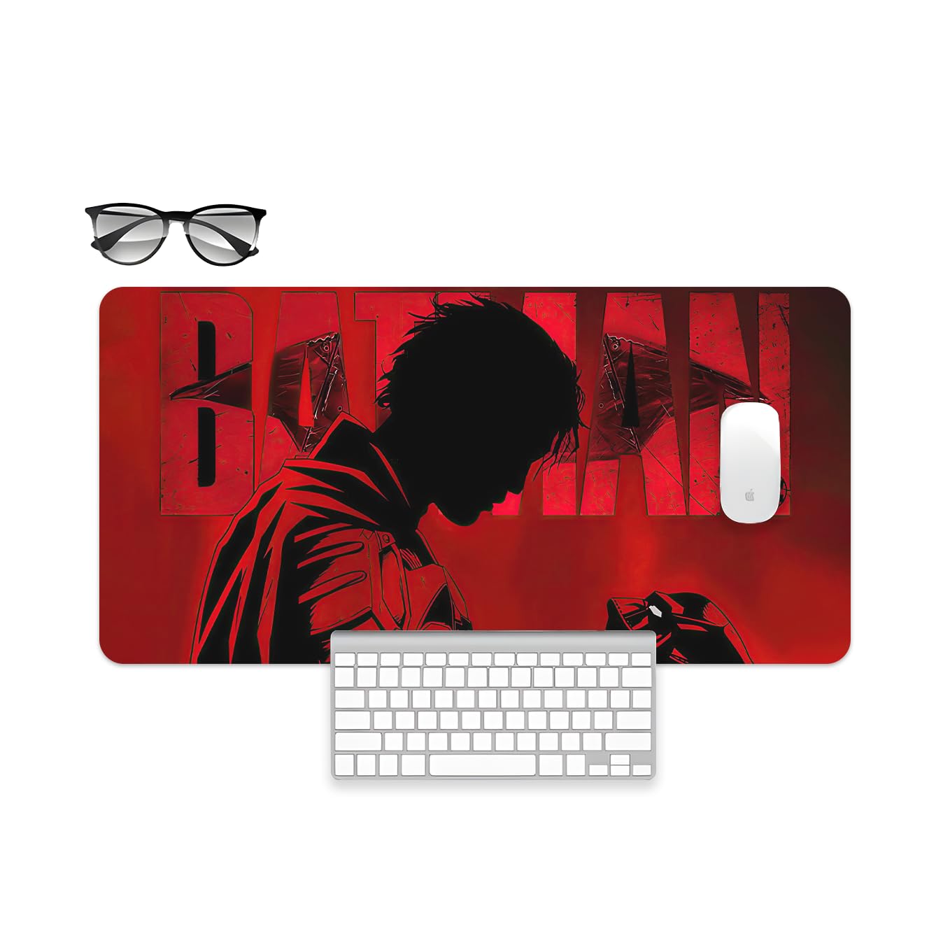 SoulAbiti DC The Batman Mouse Pad - 23.6 x 11 Inches Desk Pad - Gaming and Workstation Mat for Vengence Art Fans - Non-Slip Rubber Base - Smooth Surface for Precise Control (B0CL91SKXD) Amazon Price History, Amazon Price Tracker