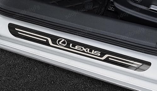 レクサス 車のドアシルプロテクター サイドステップガード IS LX LC CT ES GS LS EX HS NX RX LX 全シリーズ対応 車ドアガードステッ 保護ステッカー 傷隠し キズ防止 汚れ防止 スカッフプレート ステップガーニッシュ 前席