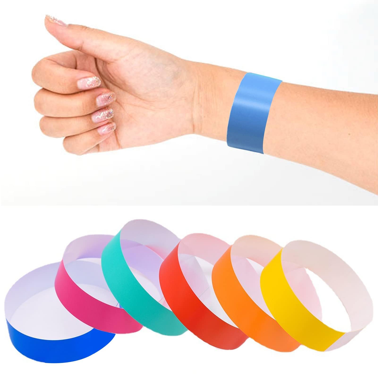 1000 Braccialetti Identificativi BetterJonny - Impermeabili, 10 Colori, Per Eventi - Foto 4