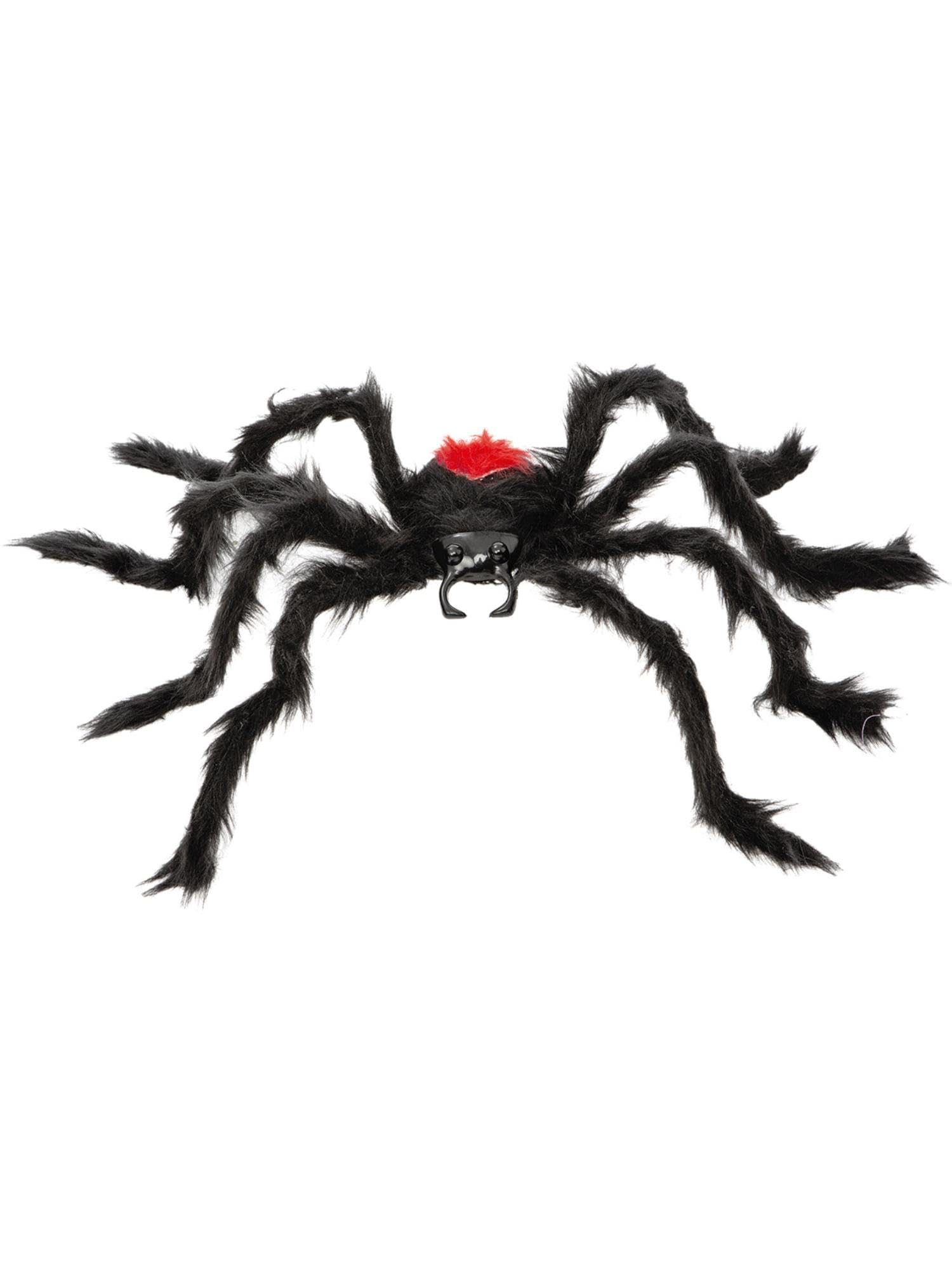 Smiffys Black Widow Spider Prop, 75cm, Halloween Fancy Dress Accessory, Spider Dress Up Party Goods