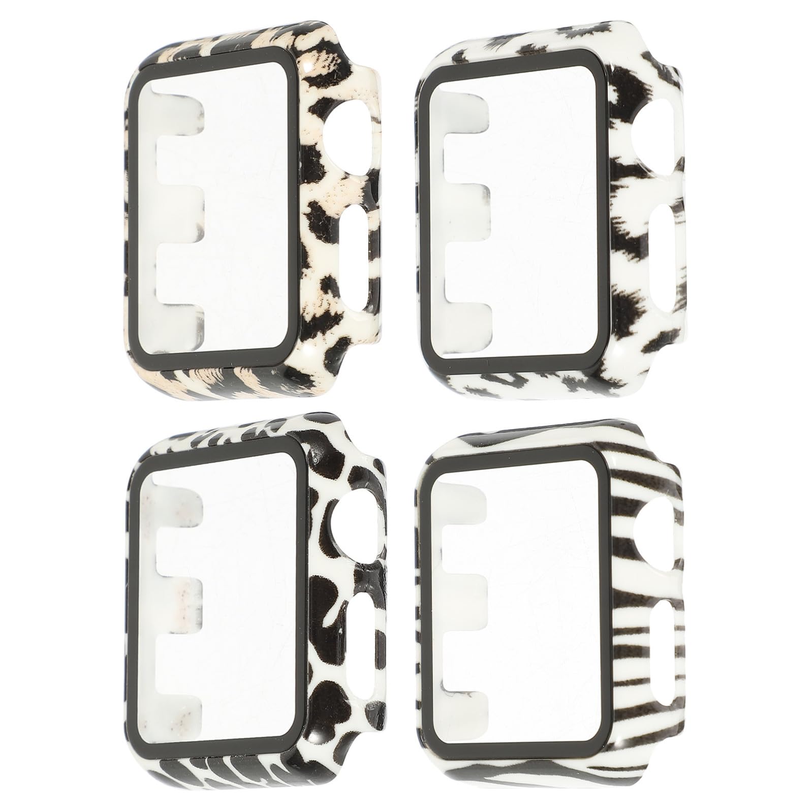 Mikikit 12pièces Coque De Résistante Aux Rayures pour Montre Compatible avec Motifs Modernes Et Élégants Complète La Poussière Et