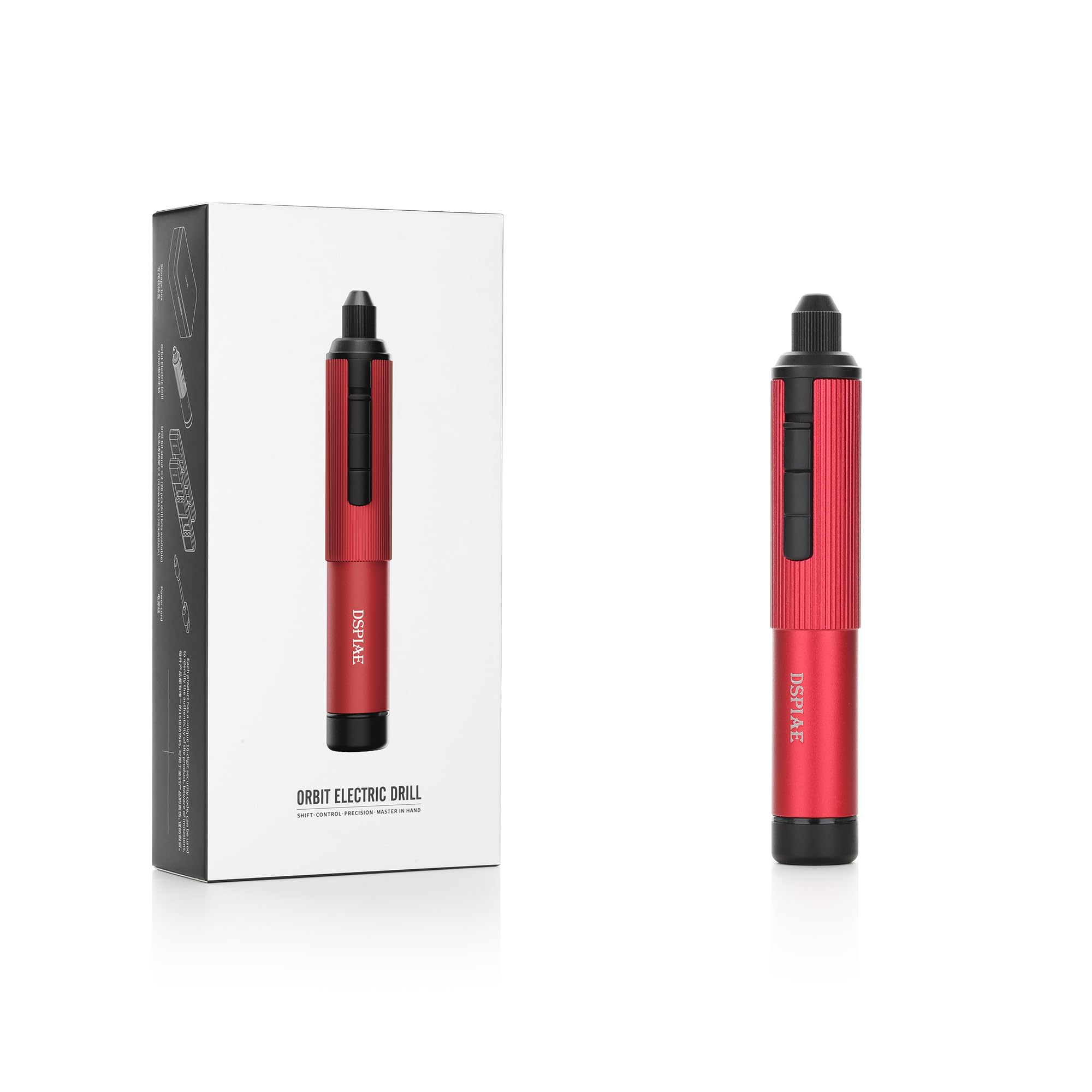 Dspiae Orbit Perceuse manuelle électrique Rouge
