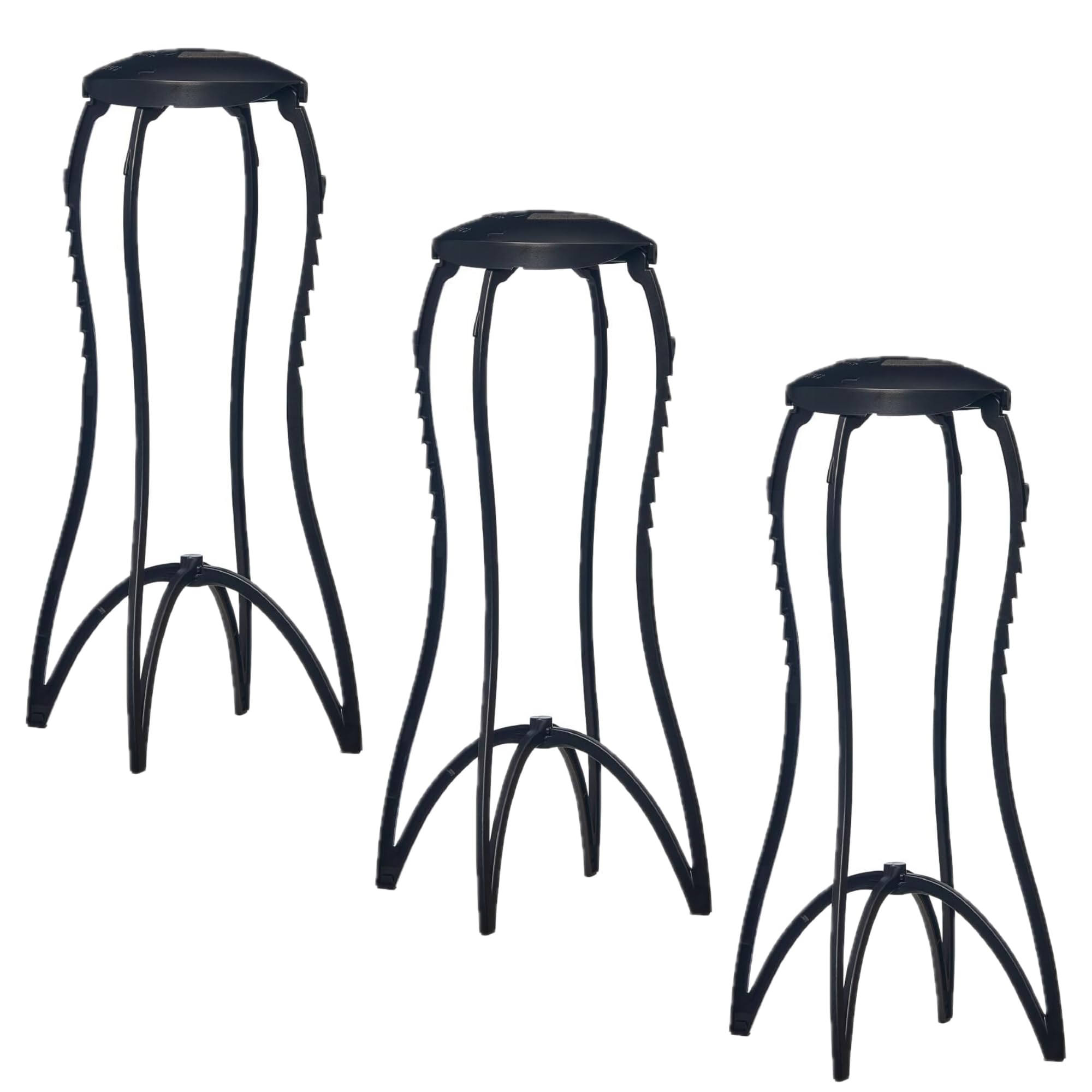 Red by Kiss Support de perruque One Touch, pliable et robuste, support de perruque de voyage robuste de 43,2 cm avec poignée antidérapante et pieds en caoutchouc pour un séchage facile à l'air libre