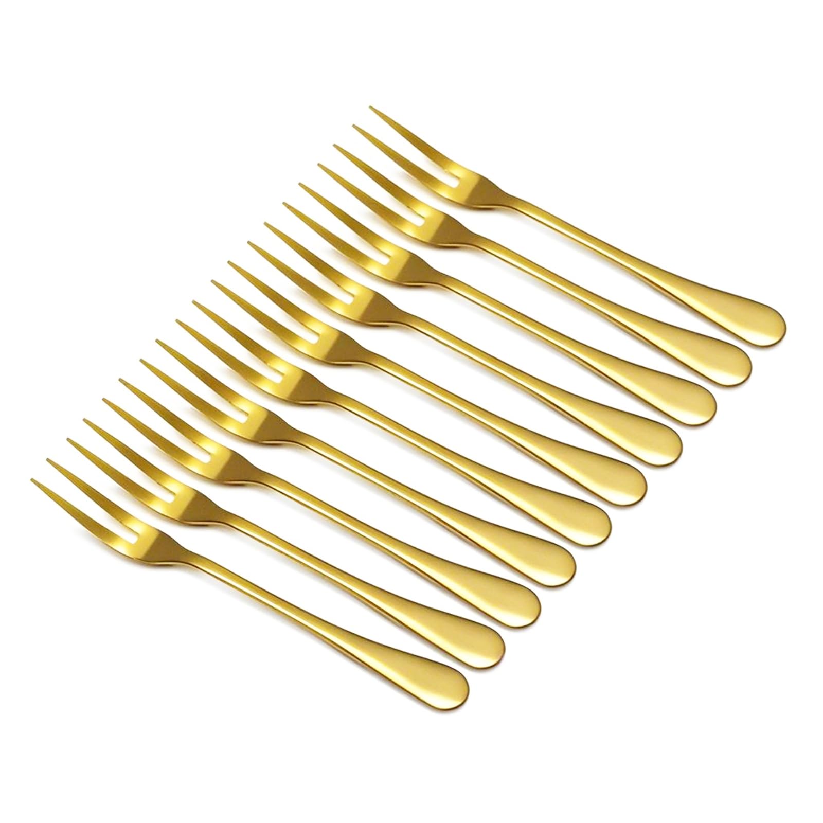 Crab Stainless Steel Forks, 2 Prong, 5 Inches, Set of 10 — Amazon image 10