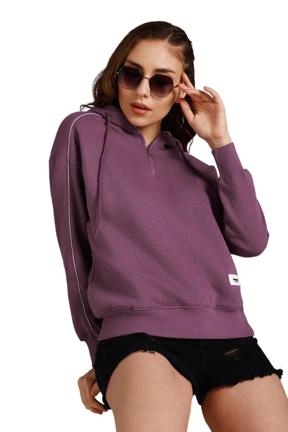 high star Women's Cotton Hooded Neck Sweatshirt-picture-29