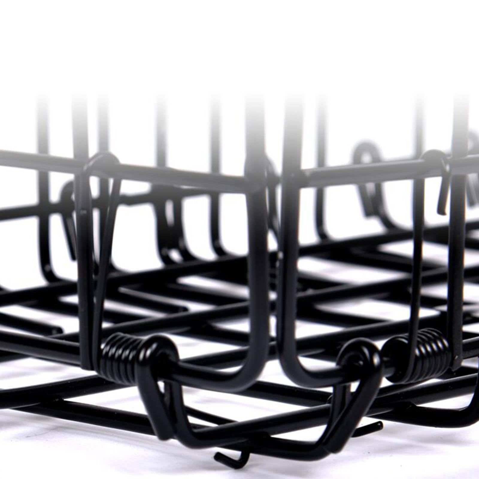 jojomis Bike Handlebar Folding Wire Basket Heavy Duty Rack Cargo Basket 30kg Load Capacity 13.4x7.6x8.8inch Front Mount Collapsible