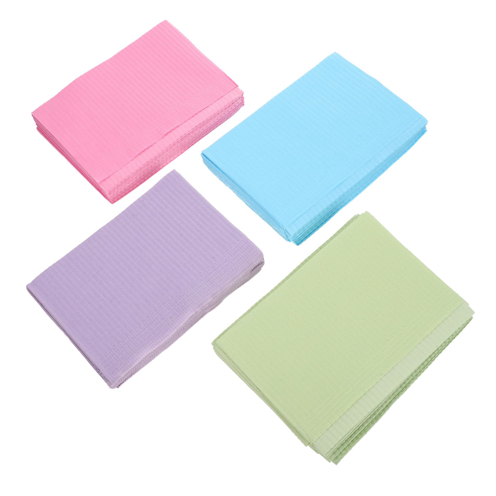 ABOOFAN 40PCS Disposable Bibs Beauty Protective Oral Inspection Towels for Patients Waterproof Dentist Napkins for Treatments and Beauty Procedures