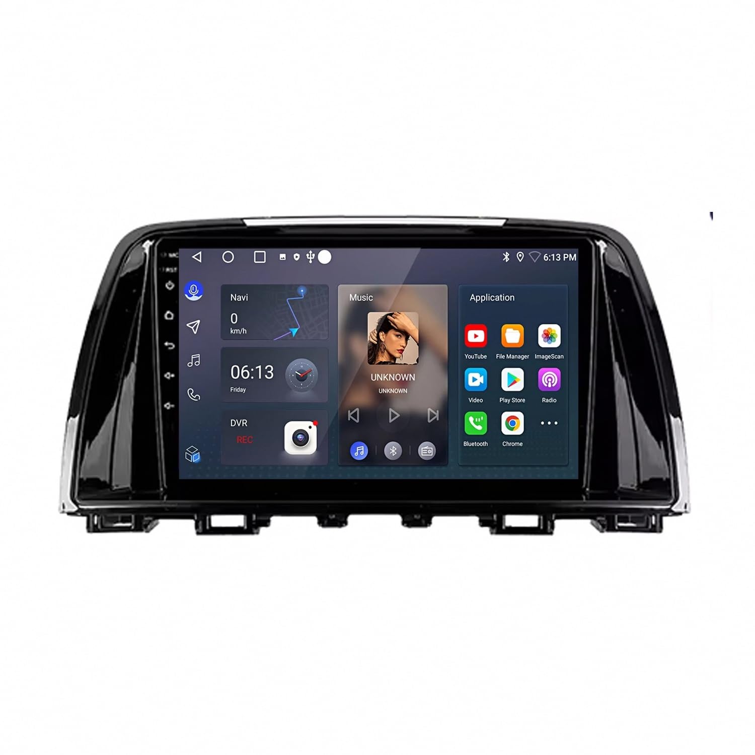 Touchscreen Auto Radio per Toyota Prius 20 2002-2009 Wireless Carplay Android Auto Stereo Bluetooth Ips con Pantalla Táctil con Gps Navigatore/Swc/Mirror, 8 Nucleo 6G+128G