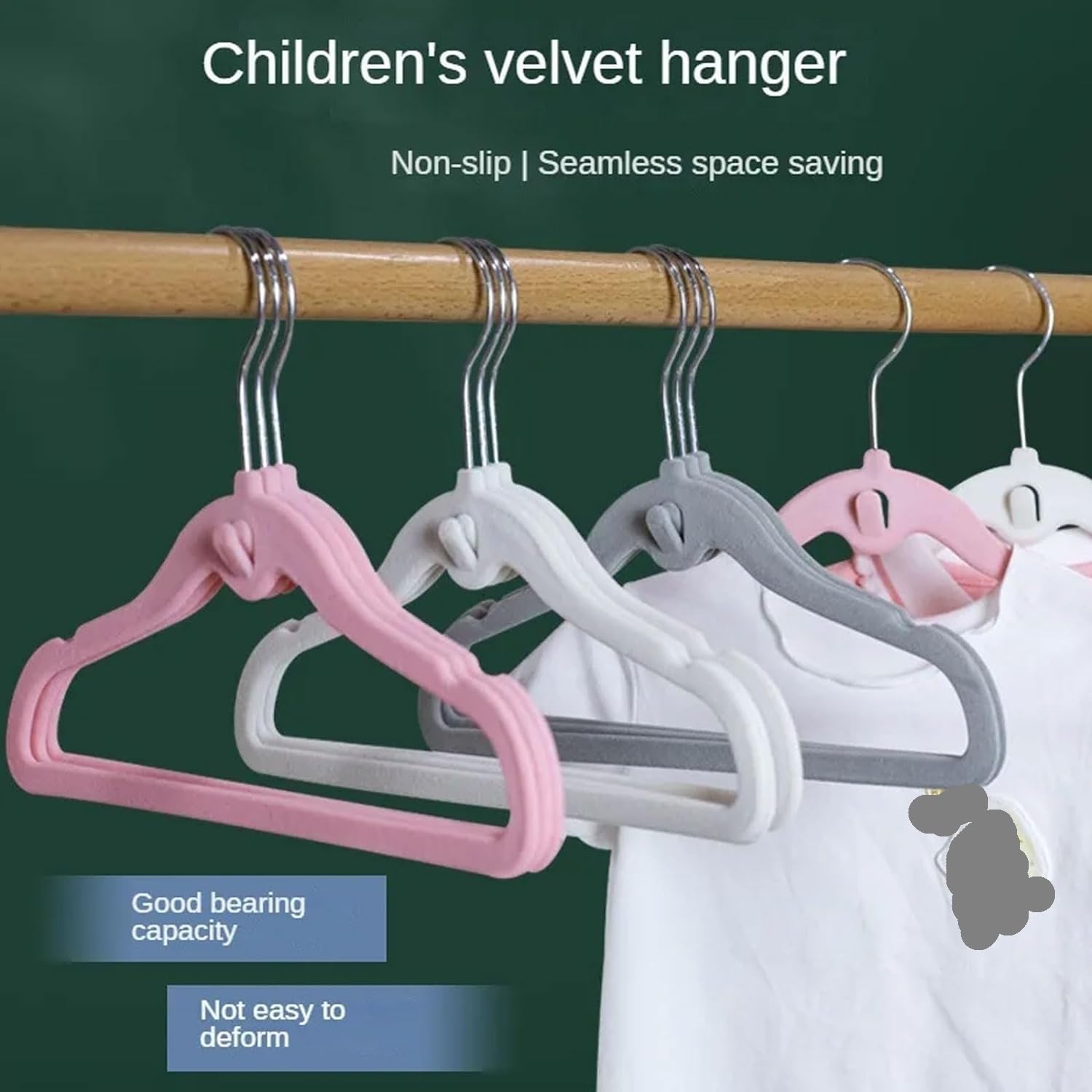LYGXWJFC Anzug-Kleiderbügel, 10 Stück, rutschfeste Samt-Kleiderbügel, Schrank-Organizer für Kleidung, Kleiderschrank, platzsparendes Gestell für Mantel, Rock, Kleiderschrank-Organizer (Rosa)