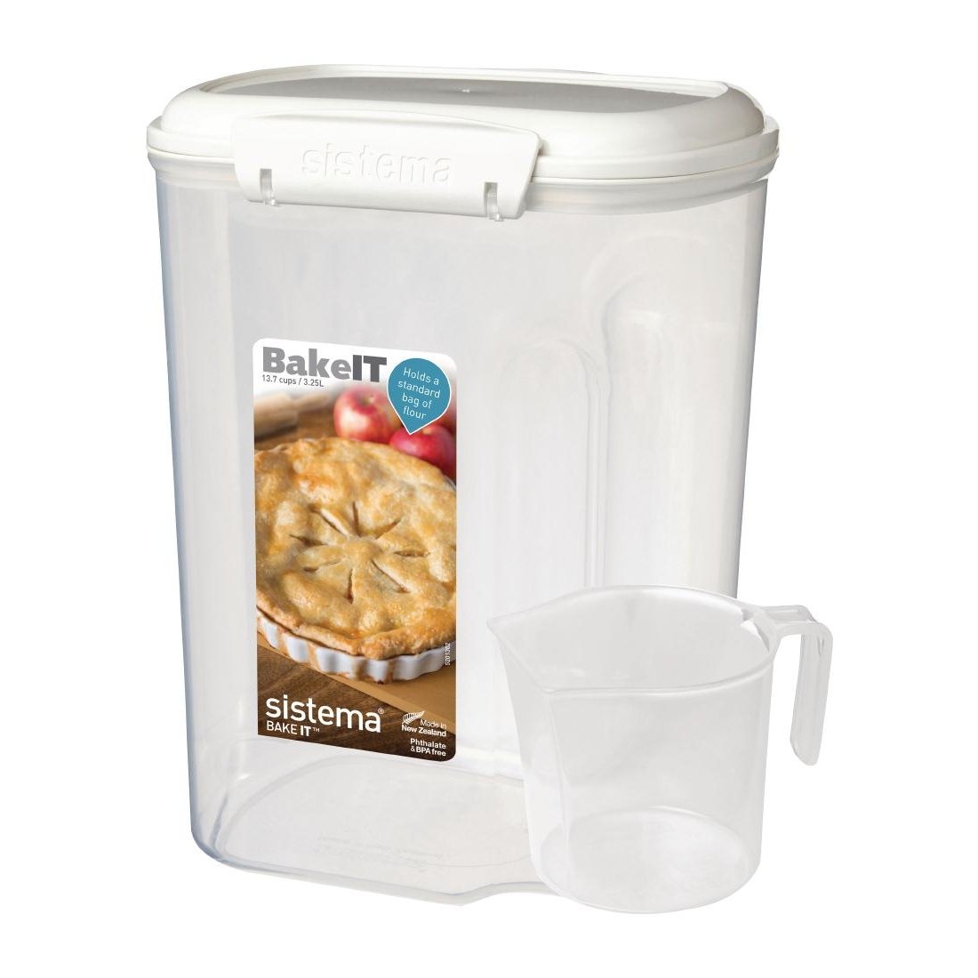 FLOUR CNTR W/CUP 109.9OZ