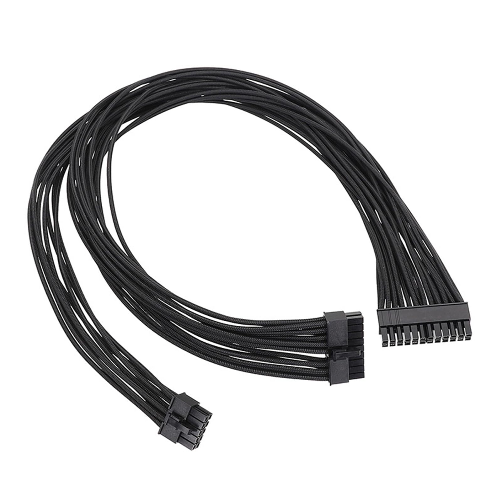 Cavo di alimentazione modulari piatto, 60 cm, 18 AWG, 10 pin + 18 pin a 24 pin, per sistemi informatici modulari di stabilità, cavo di alimentazione