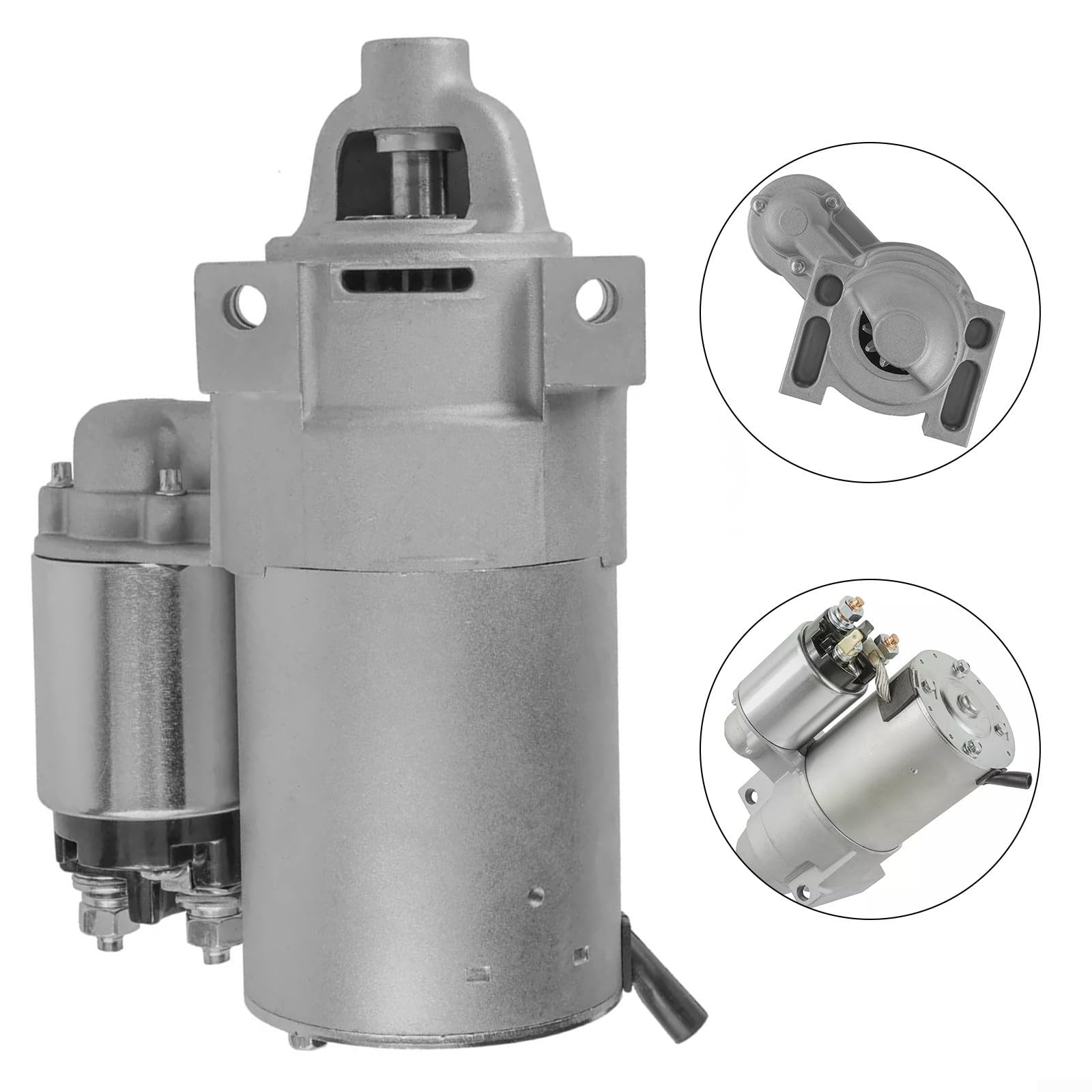 Honseadek Motor de arranque para cortacésped de jardín para motores de 15HP-31HP, pieza de encendido de metales resistentes compatible con 2509809S 2509808S 2509824-S, unidad de repuesto fácil de