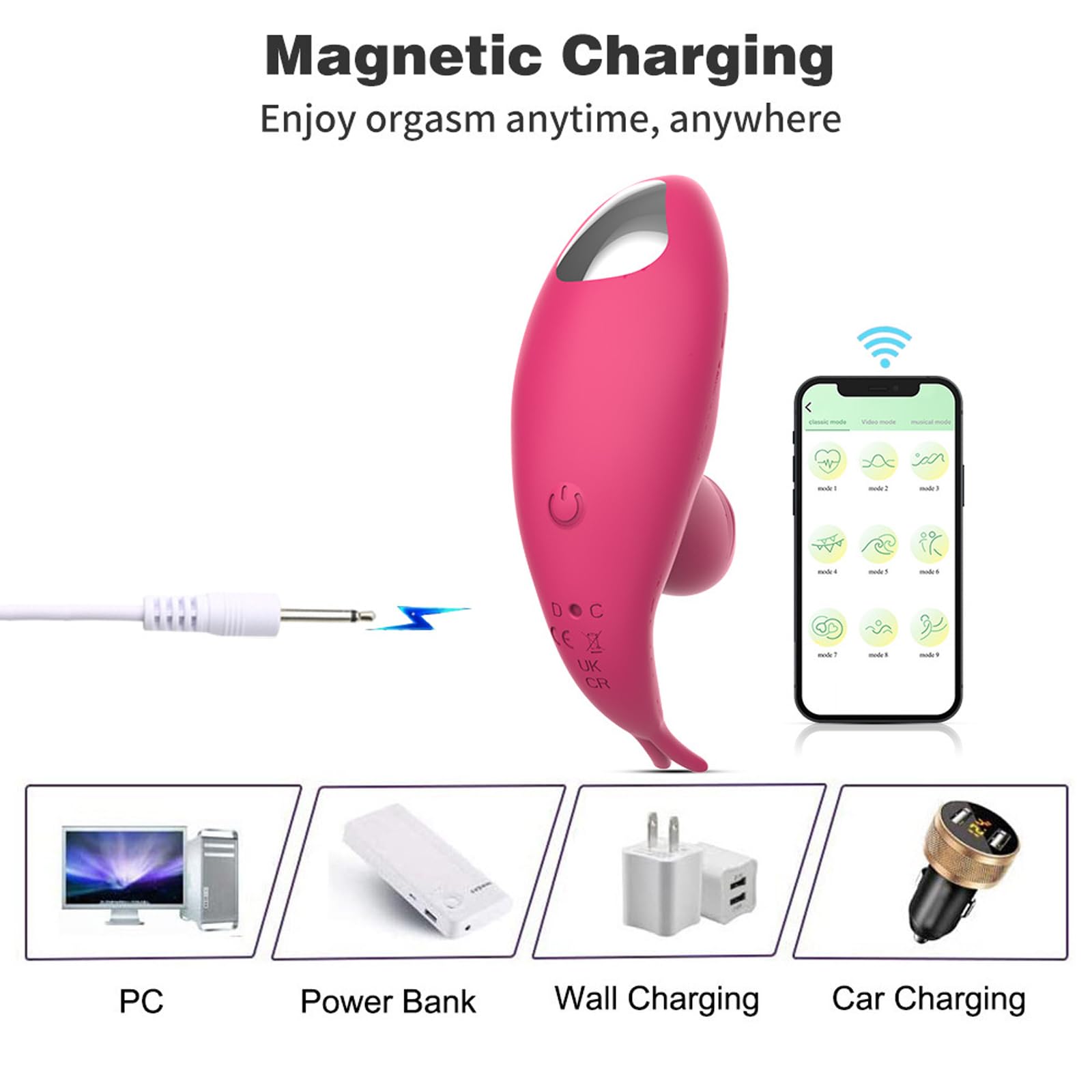 Auflege Vibration für Frauen PINTLE Vibro Eier für Frauen mit Bluetooth APP- Steuerung für Unterwegs Butterfly Vibrator mit 9 Vibrationsmodi G Punkt  Vibration Sex Spielzeug für die Frau Solo : Amazon.de: Drogerie &