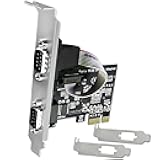2-Port PCI Express RS-232 DB9 Serial Port Card for Windows XP, Vista,7, 8.x, 10, 11 32/64bit and Linux PCs, PCIE RS232 Card, PCIE Serial DB9 Port Card (PCIE-SE2)